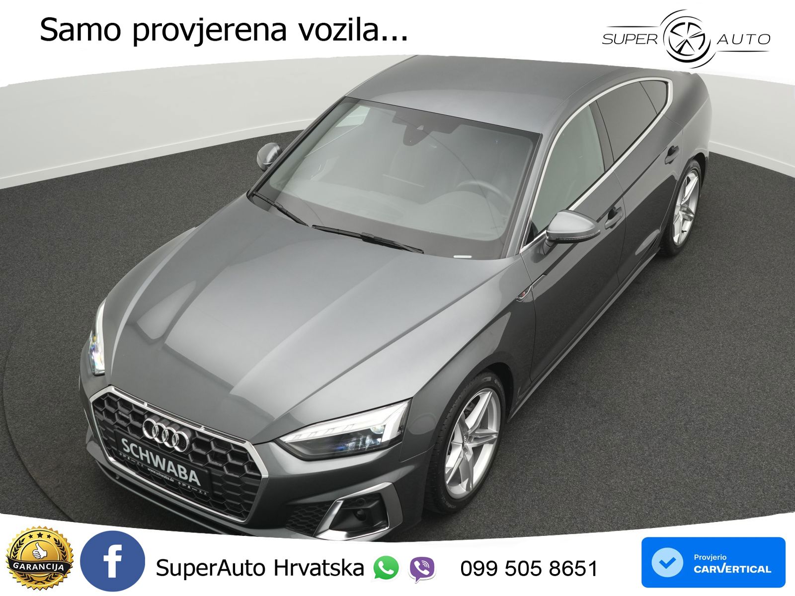 Audi A5 Sportback 40 TDI (204 KS) quattro S tronic 2x S line MATRIX+GR SJED+KAM