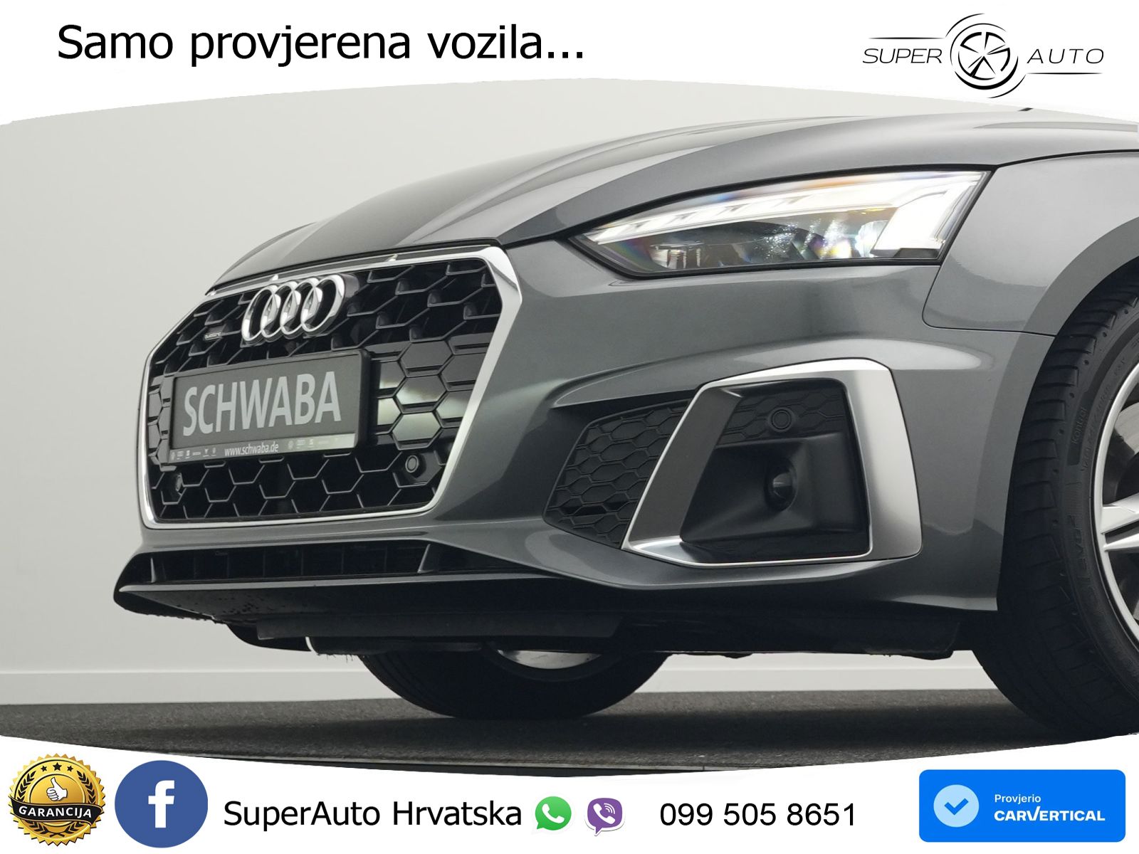 Audi A5 Sportback 40 TDI (204 KS) quattro S tronic 2x S line MATRIX+GR SJED+KAM