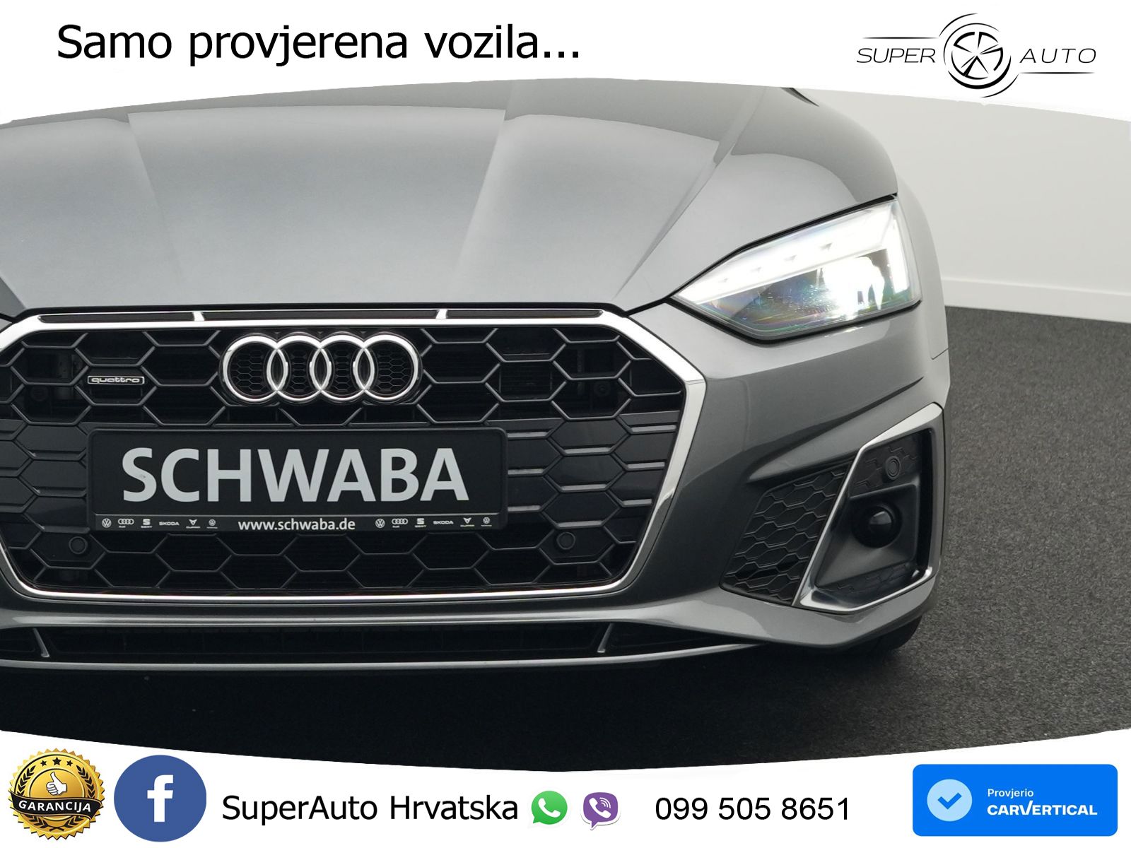 Audi A5 Sportback 40 TDI (204 KS) quattro S tronic 2x S line MATRIX+GR SJED+KAM