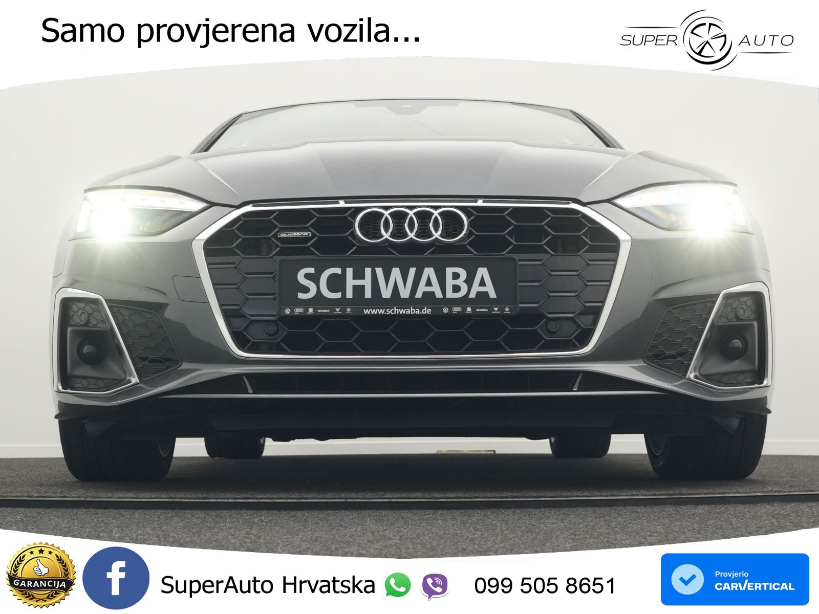 Audi A5 Sportback 40 TDI (204 KS) quattro S tronic 2x S line MATRIX+GR SJED+KAM