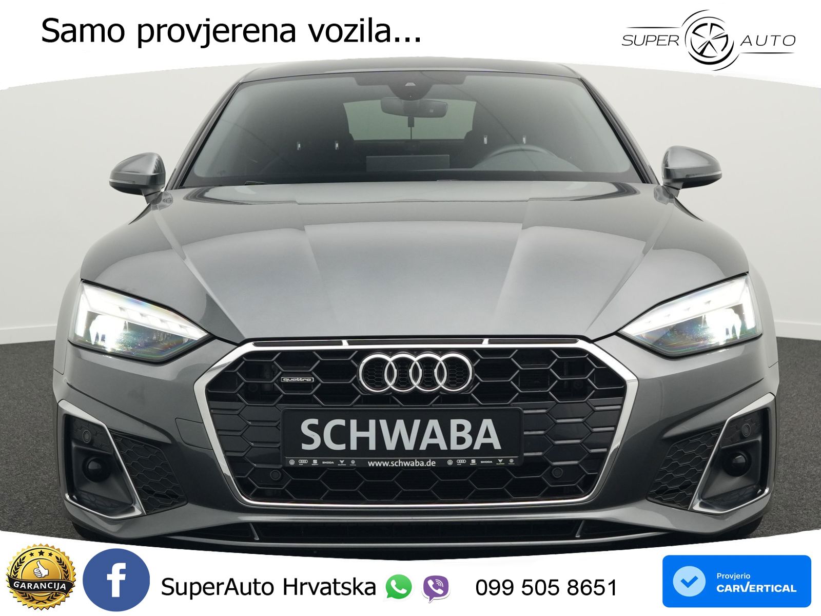 Audi A5 Sportback 40 TDI (204 KS) quattro S tronic 2x S line MATRIX+GR SJED+KAM