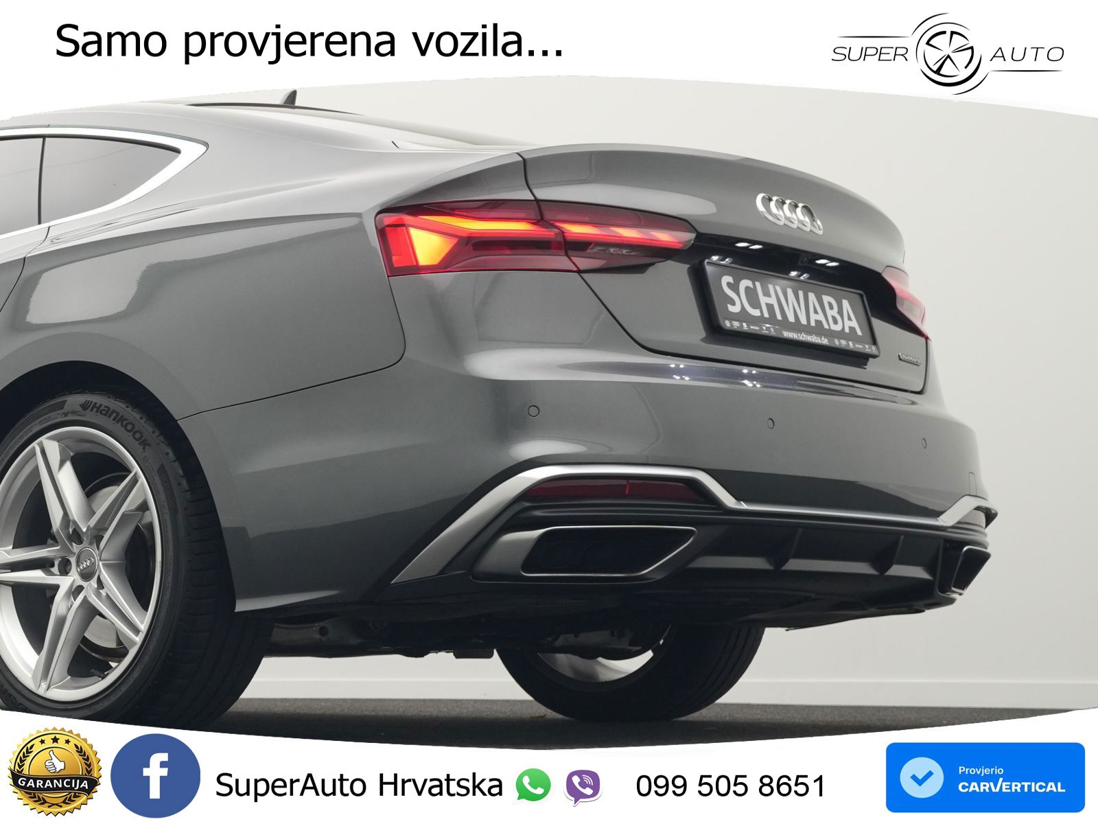 Audi A5 Sportback 40 TDI (204 KS) quattro S tronic 2x S line MATRIX+GR SJED+KAM
