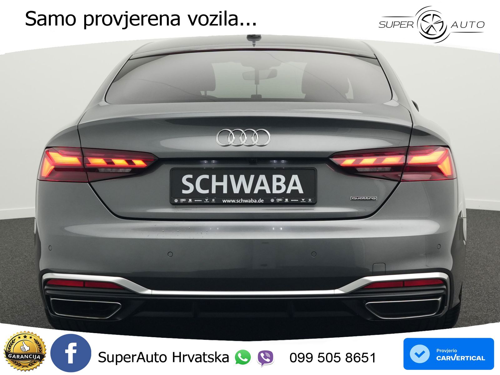 Audi A5 Sportback 40 TDI (204 KS) quattro S tronic 2x S line MATRIX+GR SJED+KAM