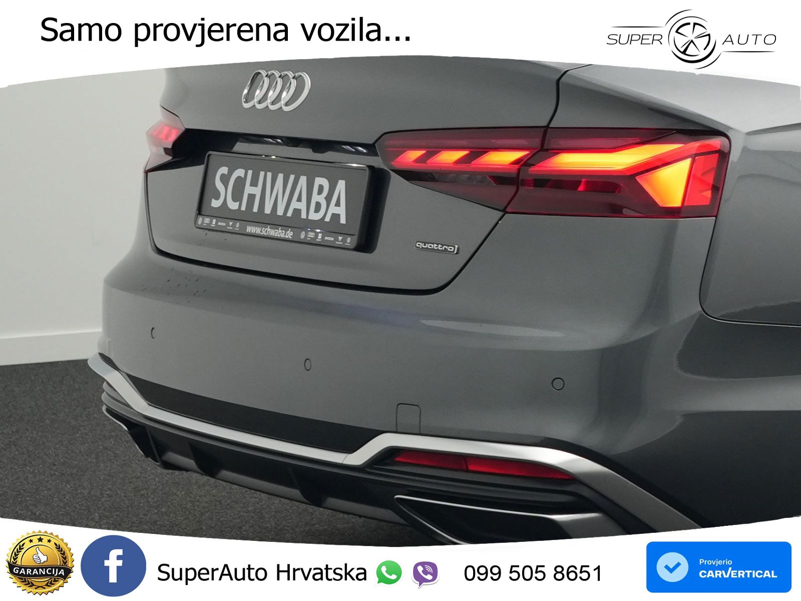 Audi A5 Sportback 40 TDI (204 KS) quattro S tronic 2x S line MATRIX+GR SJED+KAM
