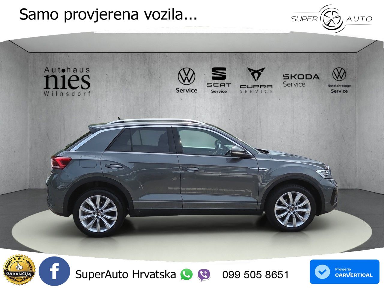 Volkswagen T-Roc 1.5 TSI (150 KS) DSG R-Line LED+GR SJED+ACC