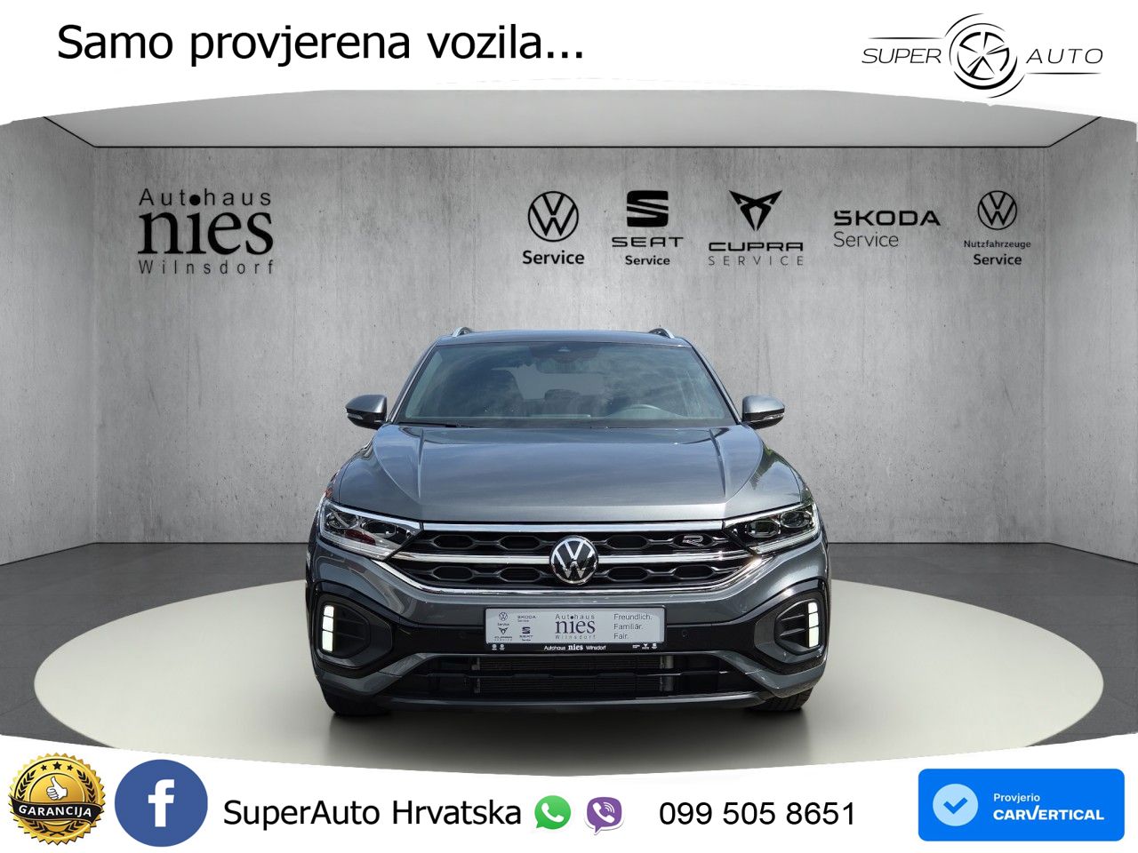 Volkswagen T-Roc 1.5 TSI (150 KS) DSG R-Line LED+GR SJED+ACC