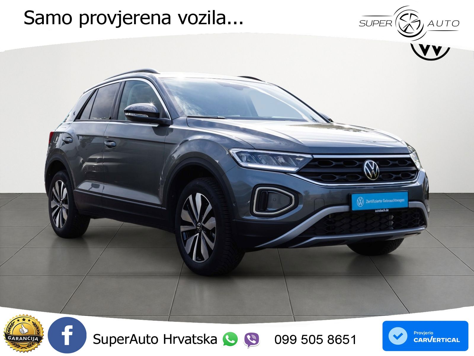 Volkswagen T-Roc 1.5 TSI (150 KS) DSG LED+GR SJED+ACC