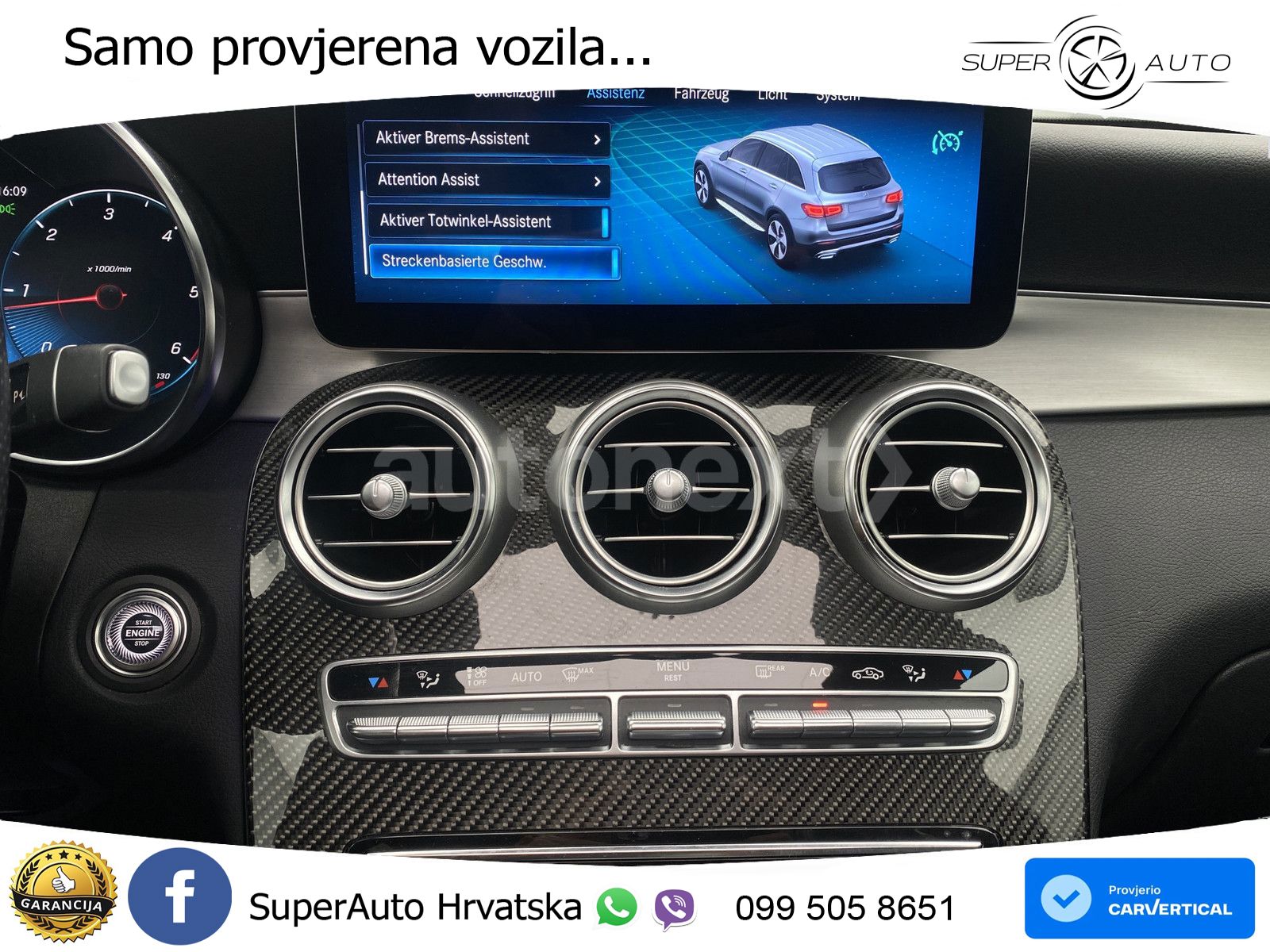 Mercedes GLC 220d (194 KS) 4MATIC G-TRONIC AMG ACC+GR SJED+360+PANO
