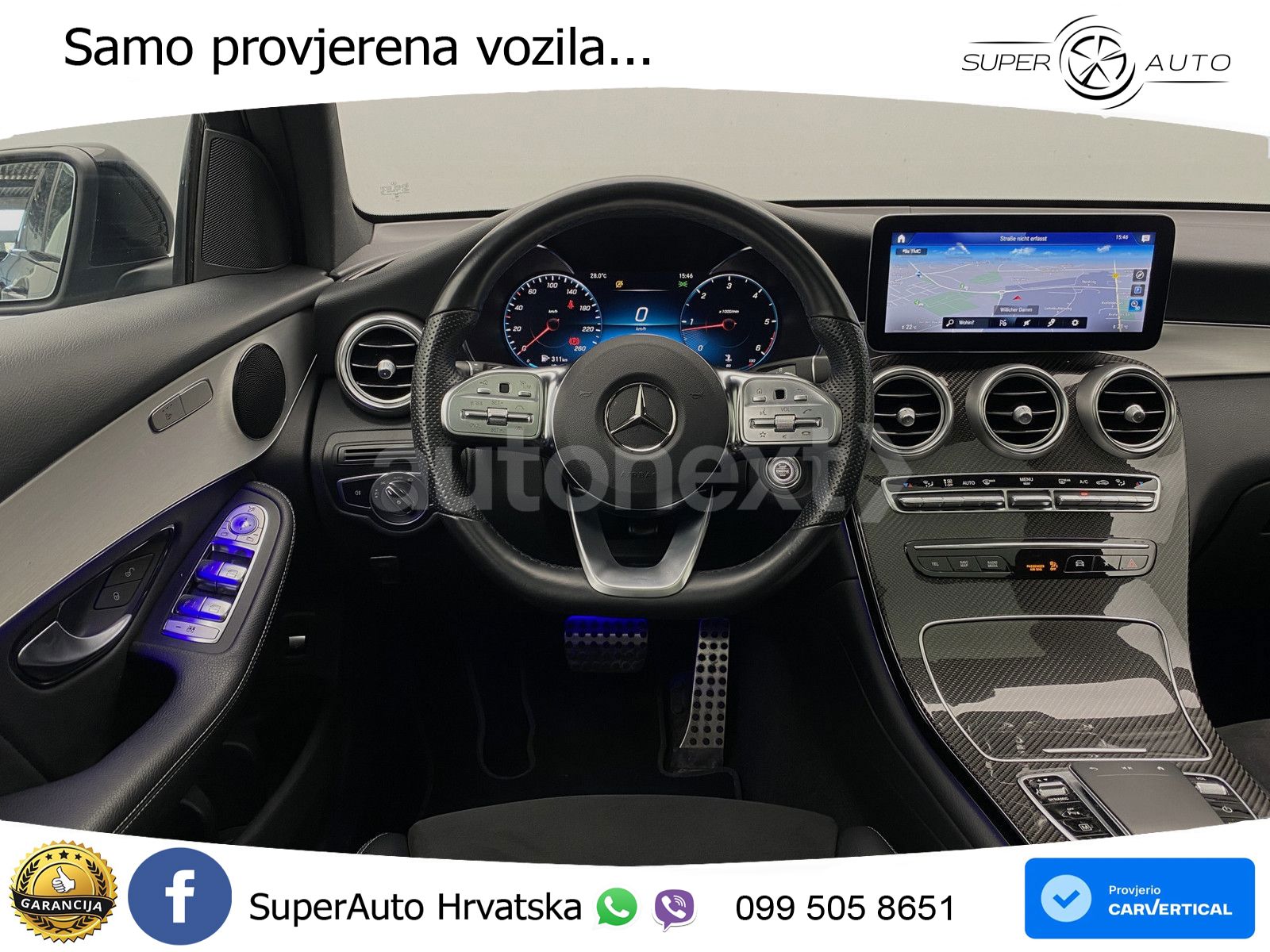 Mercedes GLC 220d (194 KS) 4MATIC G-TRONIC AMG ACC+GR SJED+360+PANO