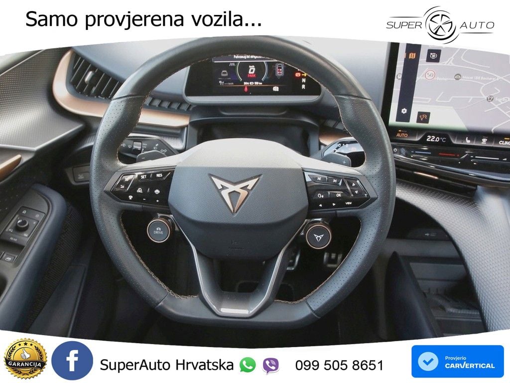 Cupra Tavascan 82 kWh (340 KS)  4WD VZ ACC+HEAD+4xGR SJED+360+PANO