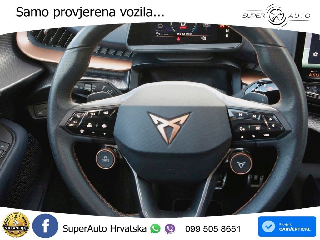 Cupra Tavascan 82 kWh (340 KS)  4WD VZ ACC+HEAD+4xGR SJED+360+PANO
