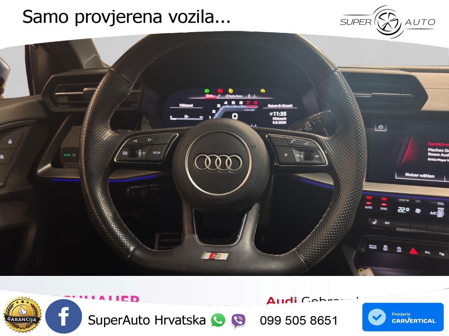 Audi S3 2.0 TFSI (310 KS) quattro S tronic LED+GR SJED+ACC