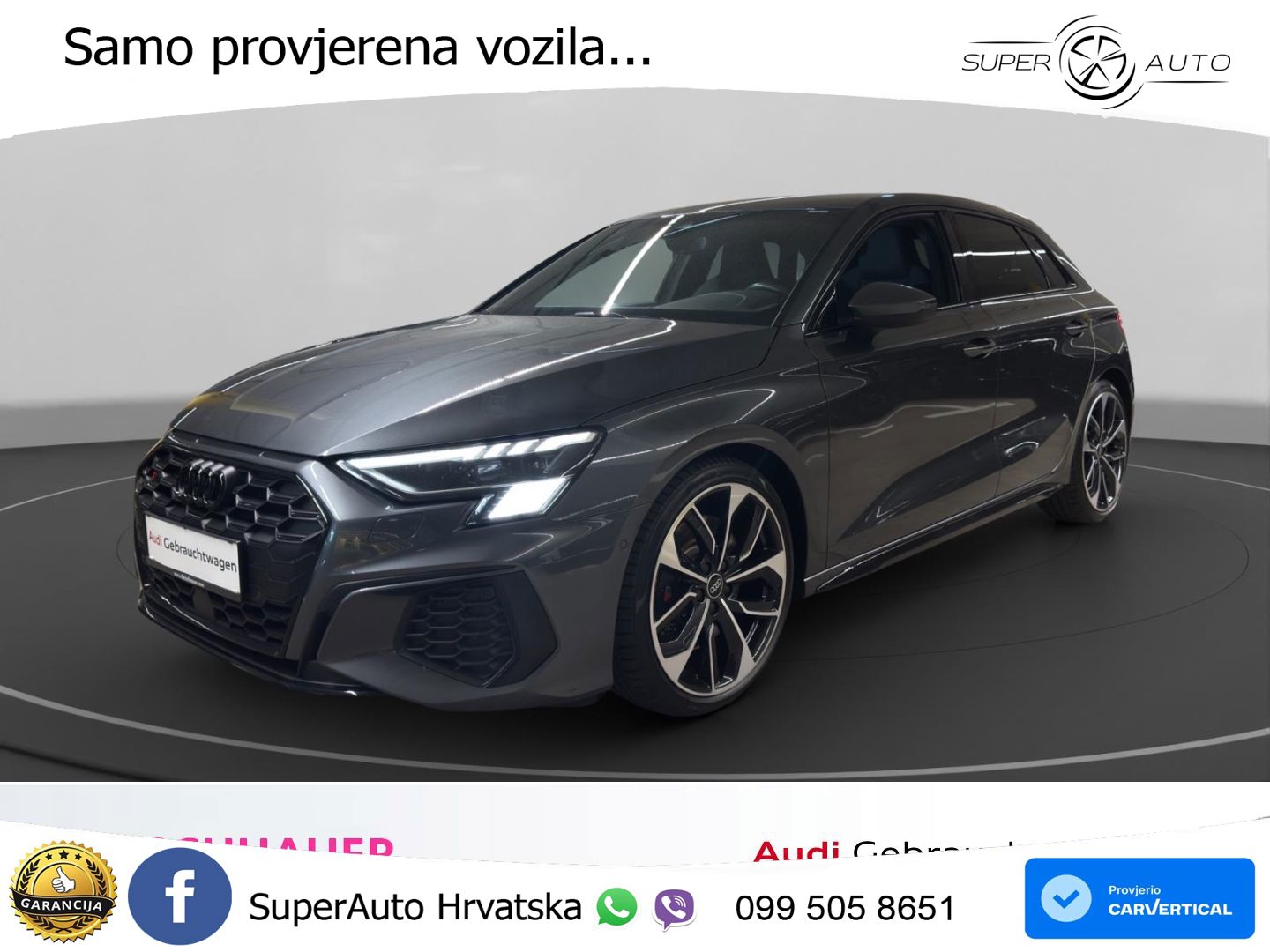 Audi S3 2.0 TFSI (310 KS) quattro S tronic LED+GR SJED+ACC