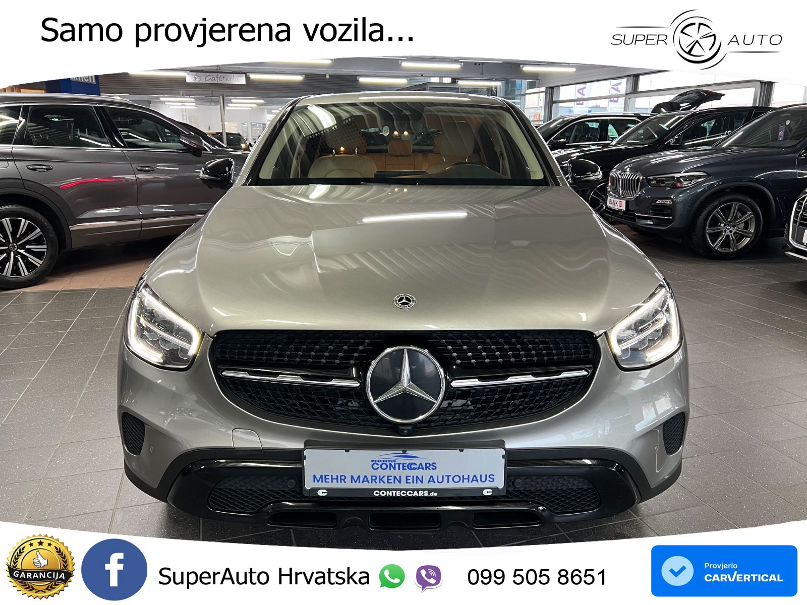 Mercedes GLC Coupe 300d (245 KS) 4MATIC G-TRONIC Night paket LED+GR SJED+ACC