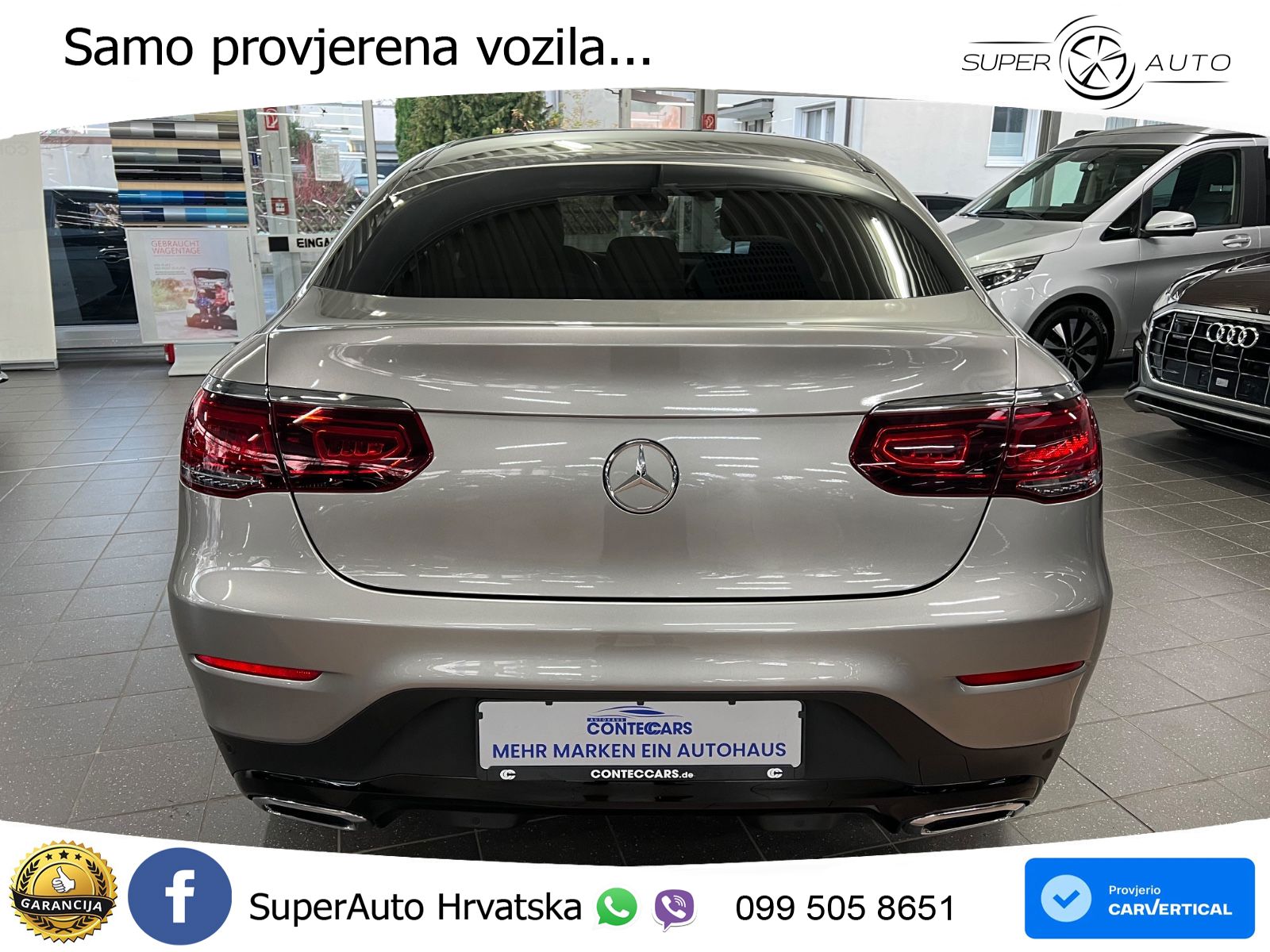 Mercedes GLC Coupe 300d (245 KS) 4MATIC G-TRONIC Night paket LED+GR SJED+ACC