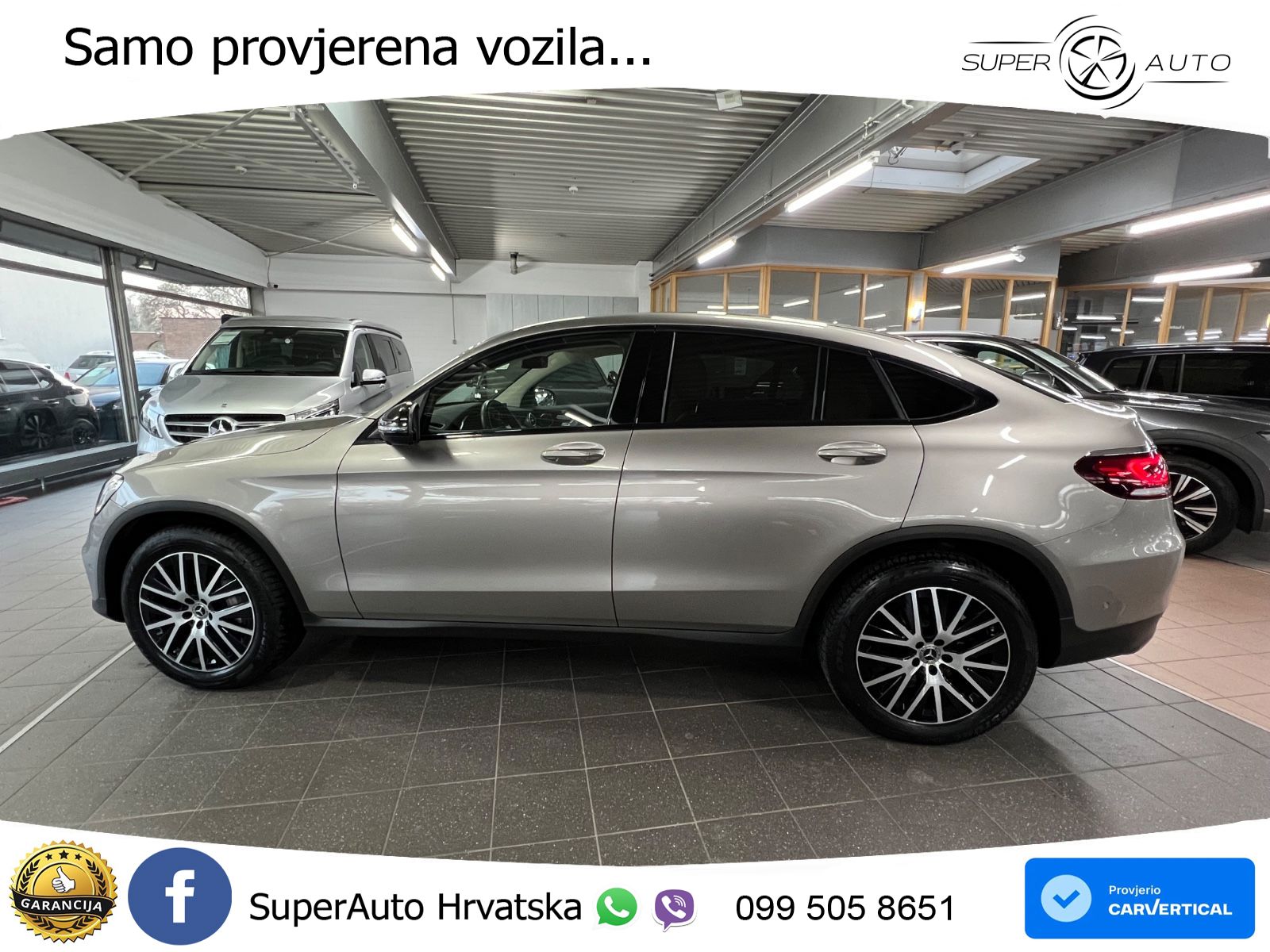 Mercedes GLC Coupe 300d (245 KS) 4MATIC G-TRONIC Night paket LED+GR SJED+ACC