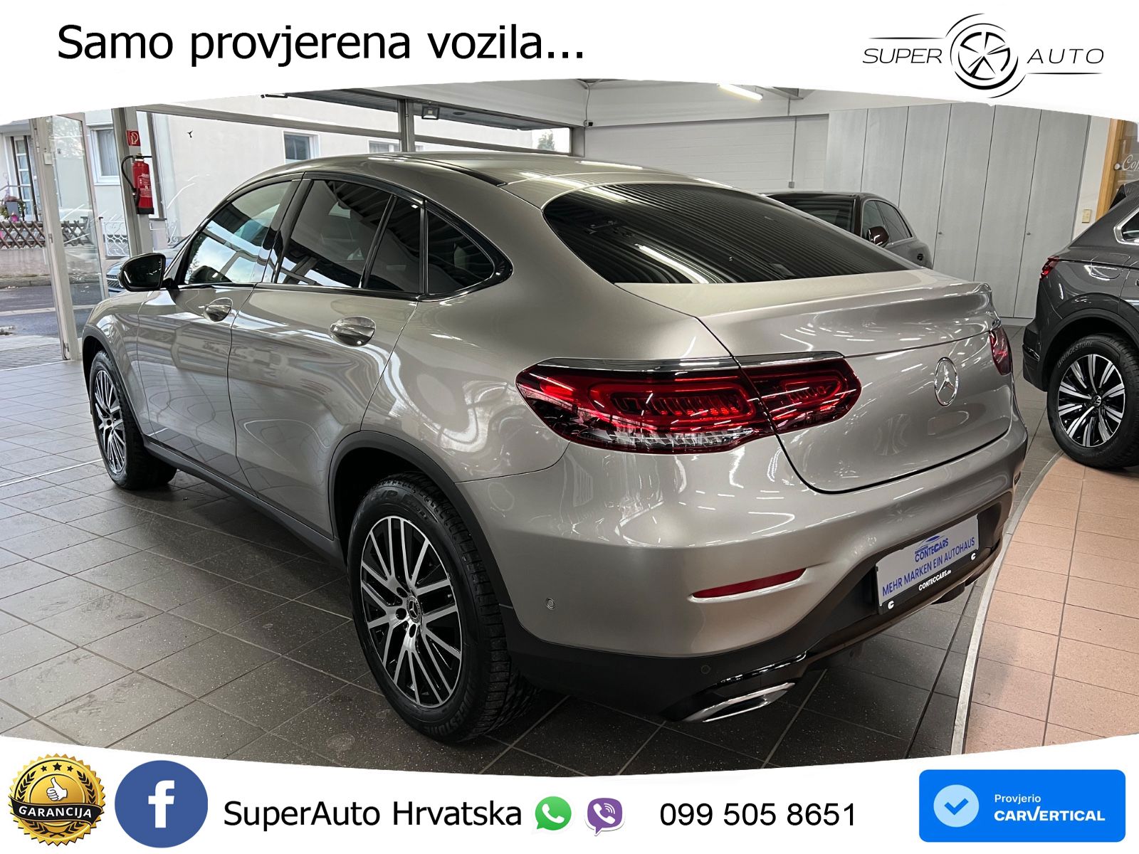 Mercedes GLC Coupe 300d (245 KS) 4MATIC G-TRONIC Night paket LED+GR SJED+ACC