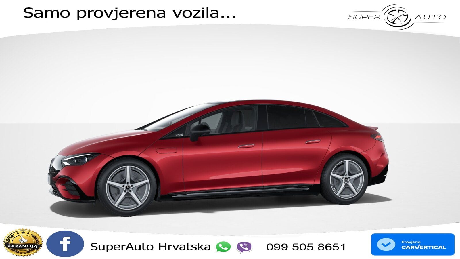 Mercedes EQE 500 100 kWh (408 KS) 4MATIC AMG ZRAČNI+ACC+GR SJED+KAM+PANO
