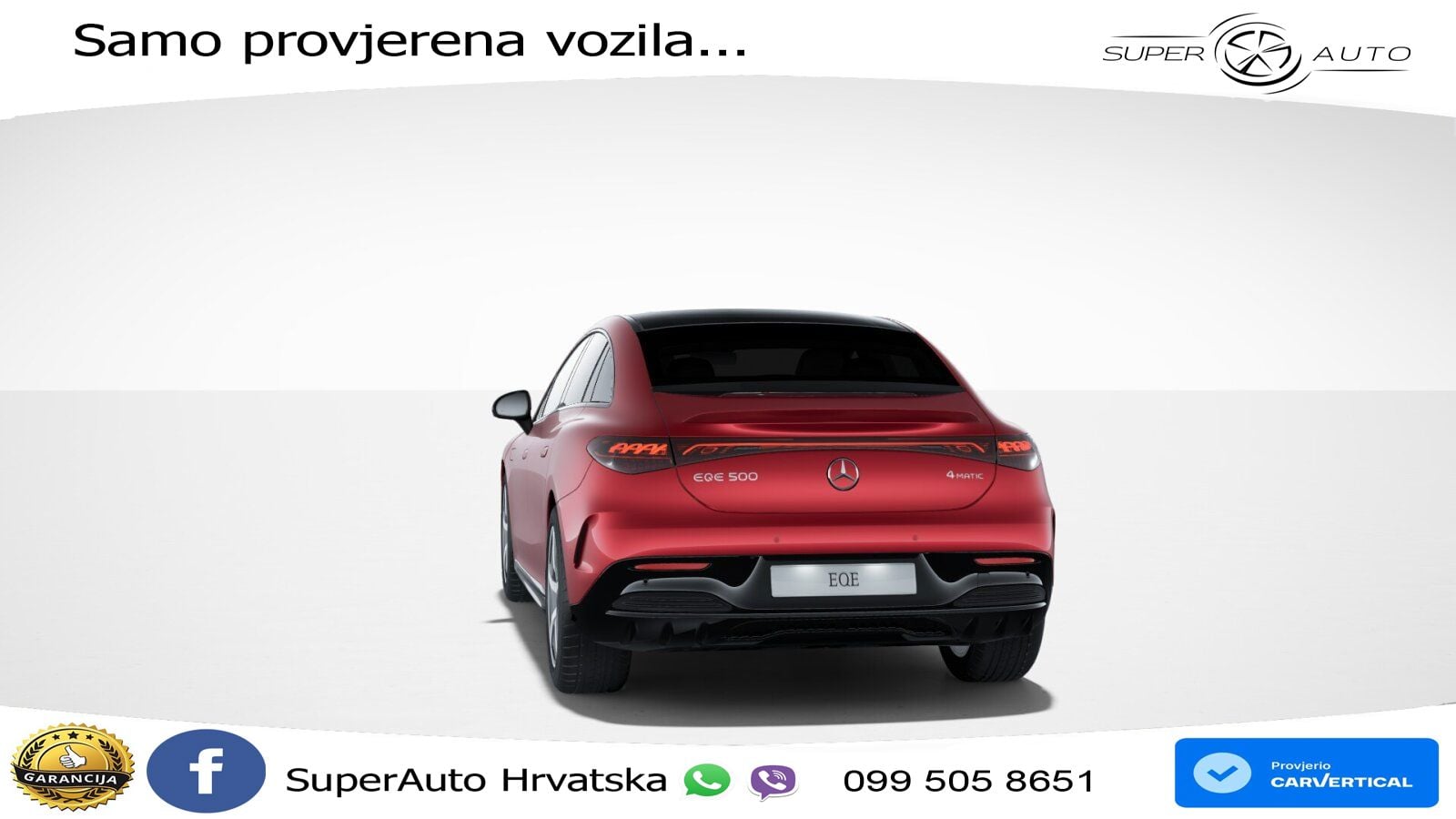 Mercedes EQE 500 100 kWh (408 KS) 4MATIC AMG ZRAČNI+ACC+GR SJED+KAM+PANO