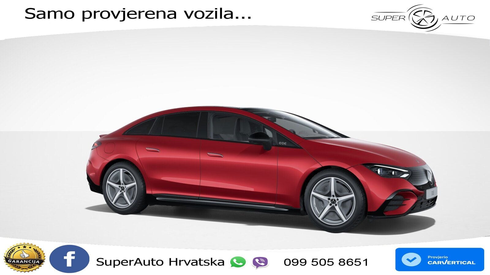 Mercedes EQE 500 100 kWh (408 KS) 4MATIC AMG ZRAČNI+ACC+GR SJED+KAM+PANO