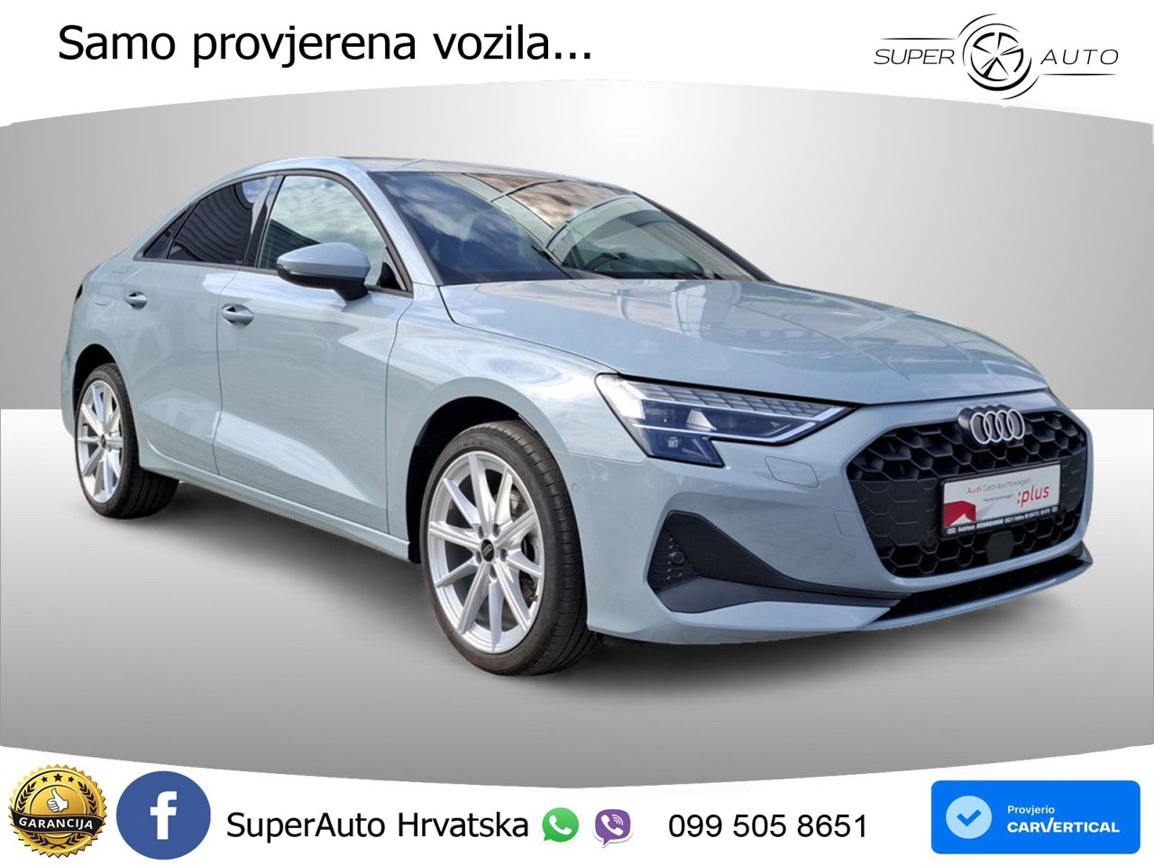 Audi A3 Limuzina 30 TFSI (116 KS) LED+GR SJED+ACC