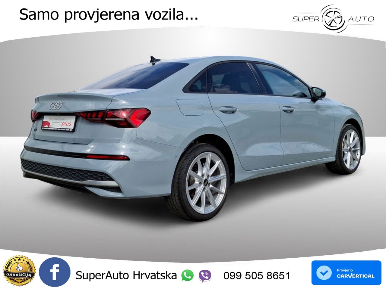 Audi A3 Limuzina 30 TFSI (116 KS) LED+GR SJED+ACC
