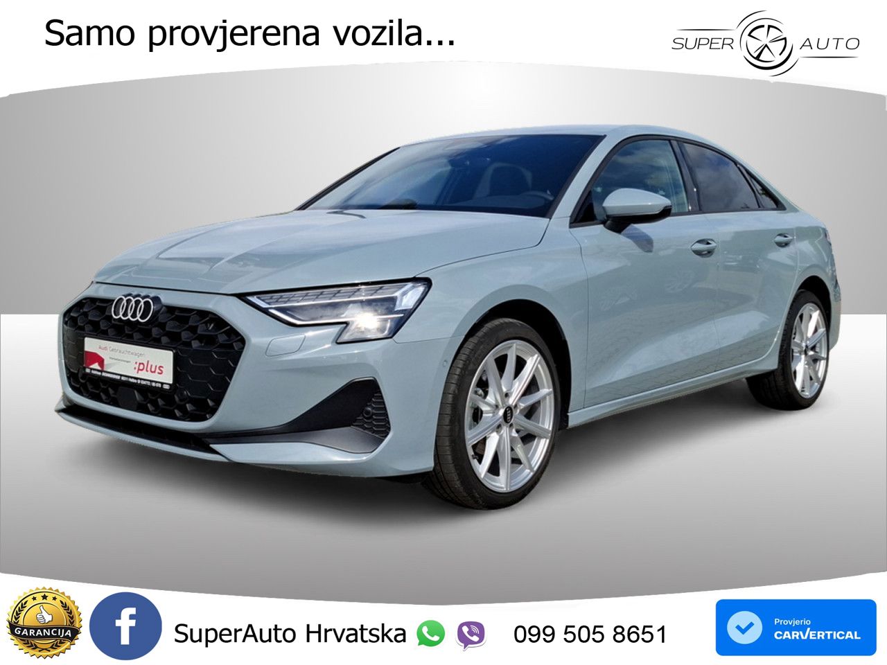 Audi A3 Limuzina 30 TFSI (116 KS) LED+GR SJED+ACC