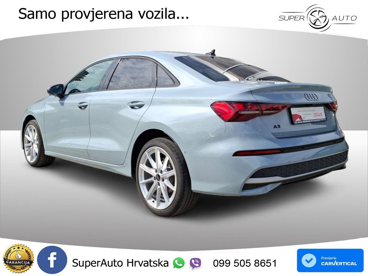 Audi A3 Limuzina 30 TFSI (116 KS) LED+GR SJED+ACC