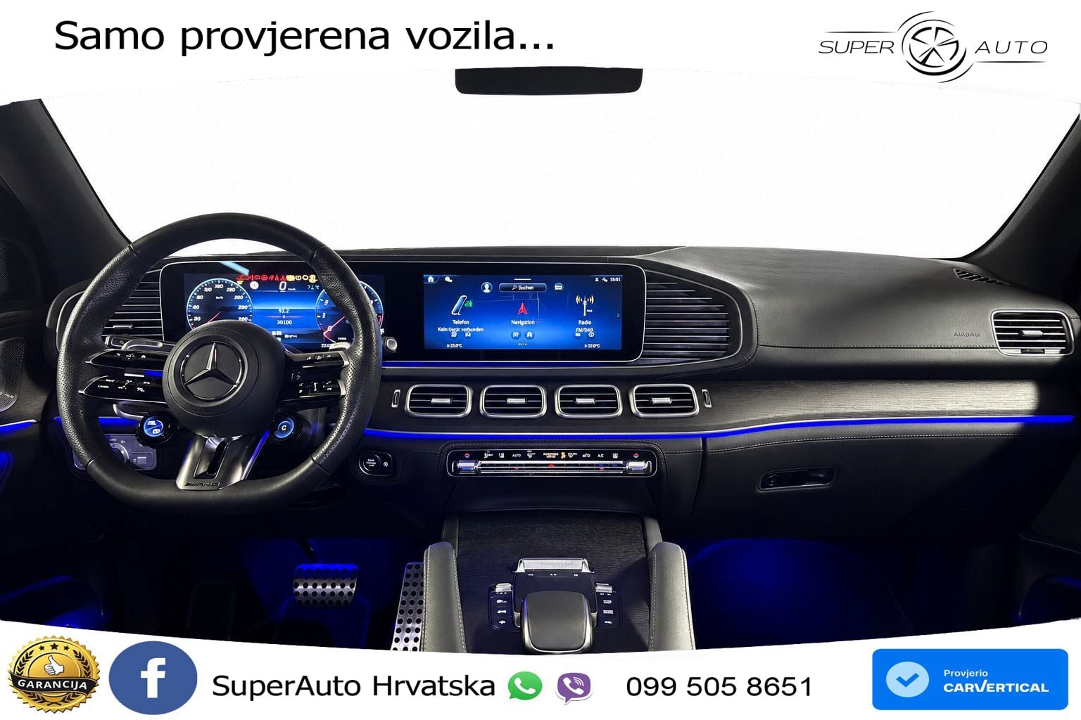Mercedes-Benz GLS AMG GLS 63 V8 EQ Boost 4MATIC+ AMG SPEEDSHIFT TCT 9G ACC+HEAD+4xGR SJED+360+PANO