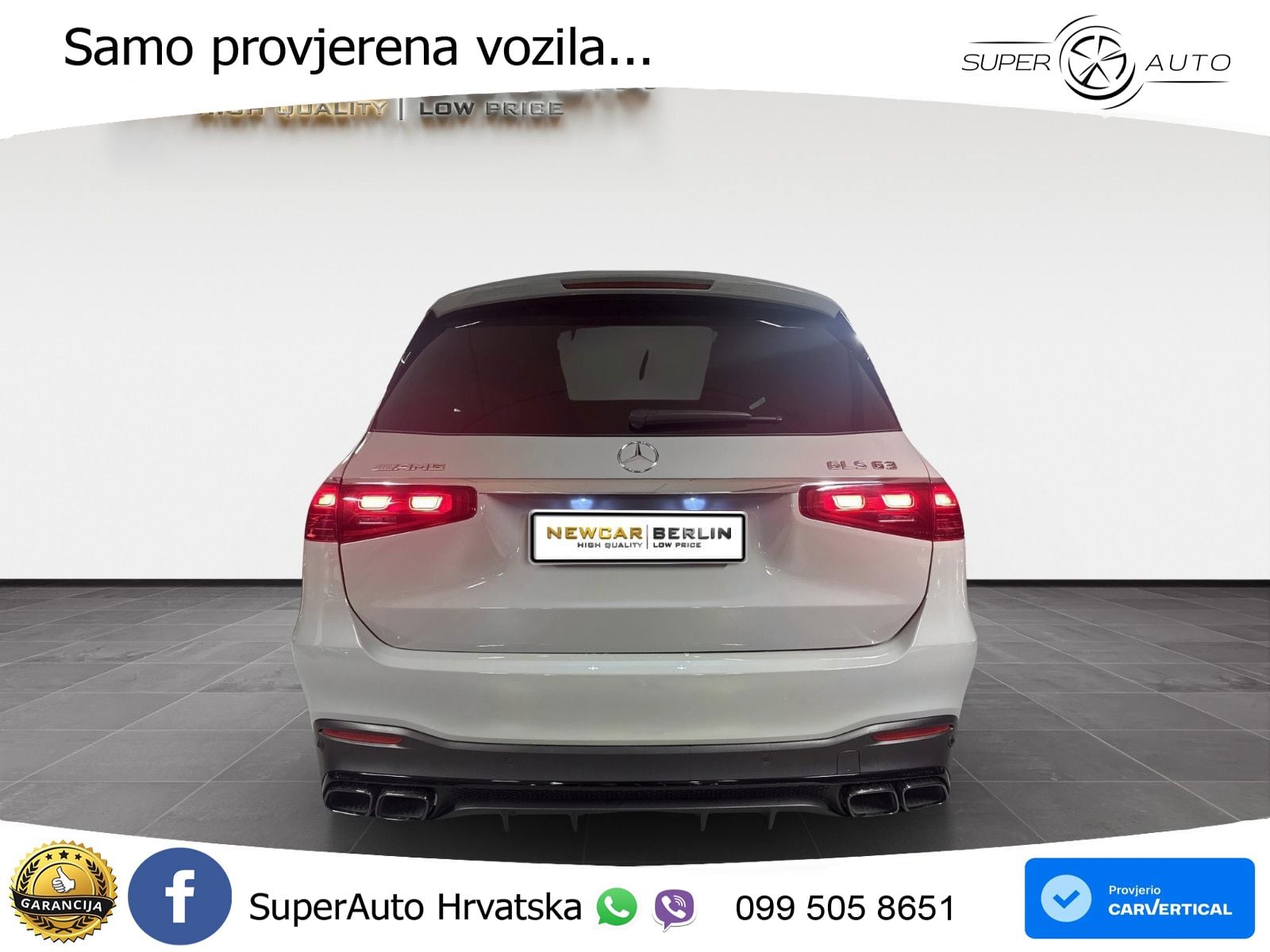 Mercedes-Benz GLS AMG GLS 63 V8 EQ Boost 4MATIC+ AMG SPEEDSHIFT TCT 9G ACC+HEAD+4xGR SJED+360+PANO
