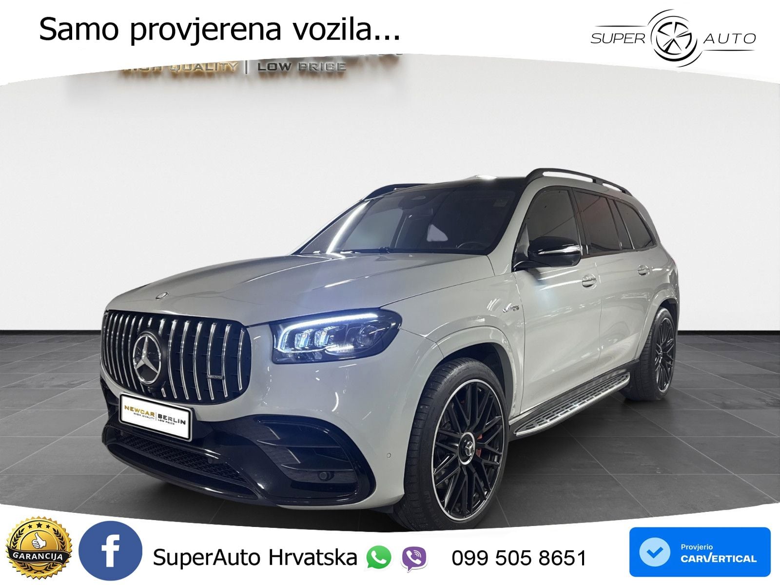 Mercedes-Benz GLS AMG GLS 63 V8 EQ Boost 4MATIC+ AMG SPEEDSHIFT TCT 9G ACC+HEAD+4xGR SJED+360+PANO