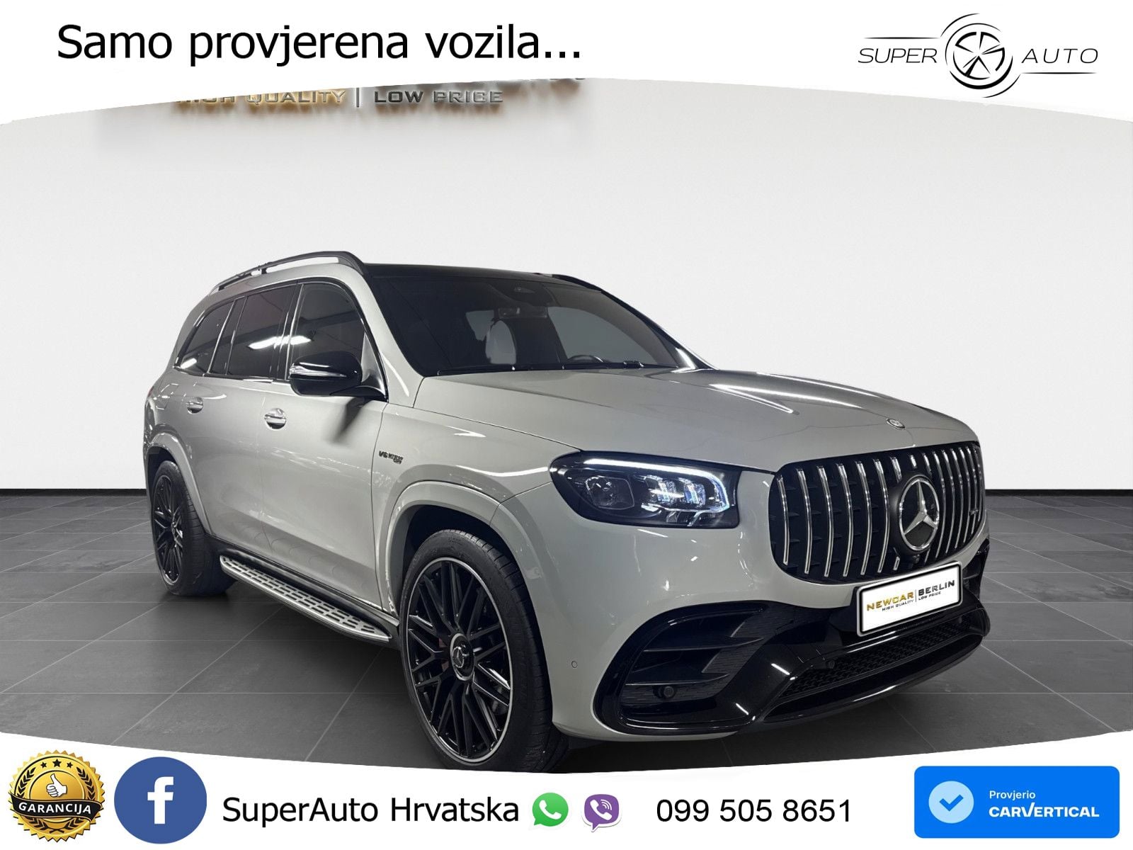 Mercedes-Benz GLS AMG GLS 63 V8 EQ Boost 4MATIC+ AMG SPEEDSHIFT TCT 9G ACC+HEAD+4xGR SJED+360+PANO
