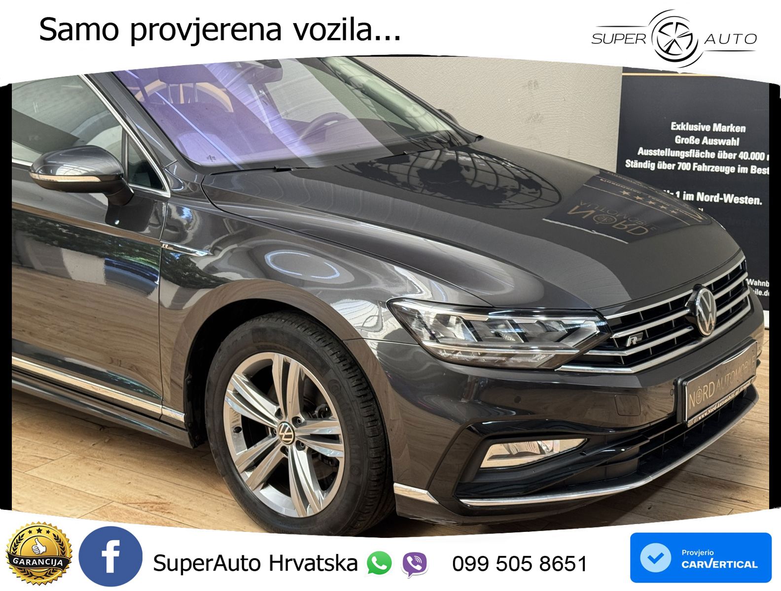 Volkswagen Passat Variant 2.0 TSI (190 KS) DSG R-Line LED+GR SJED+ACC