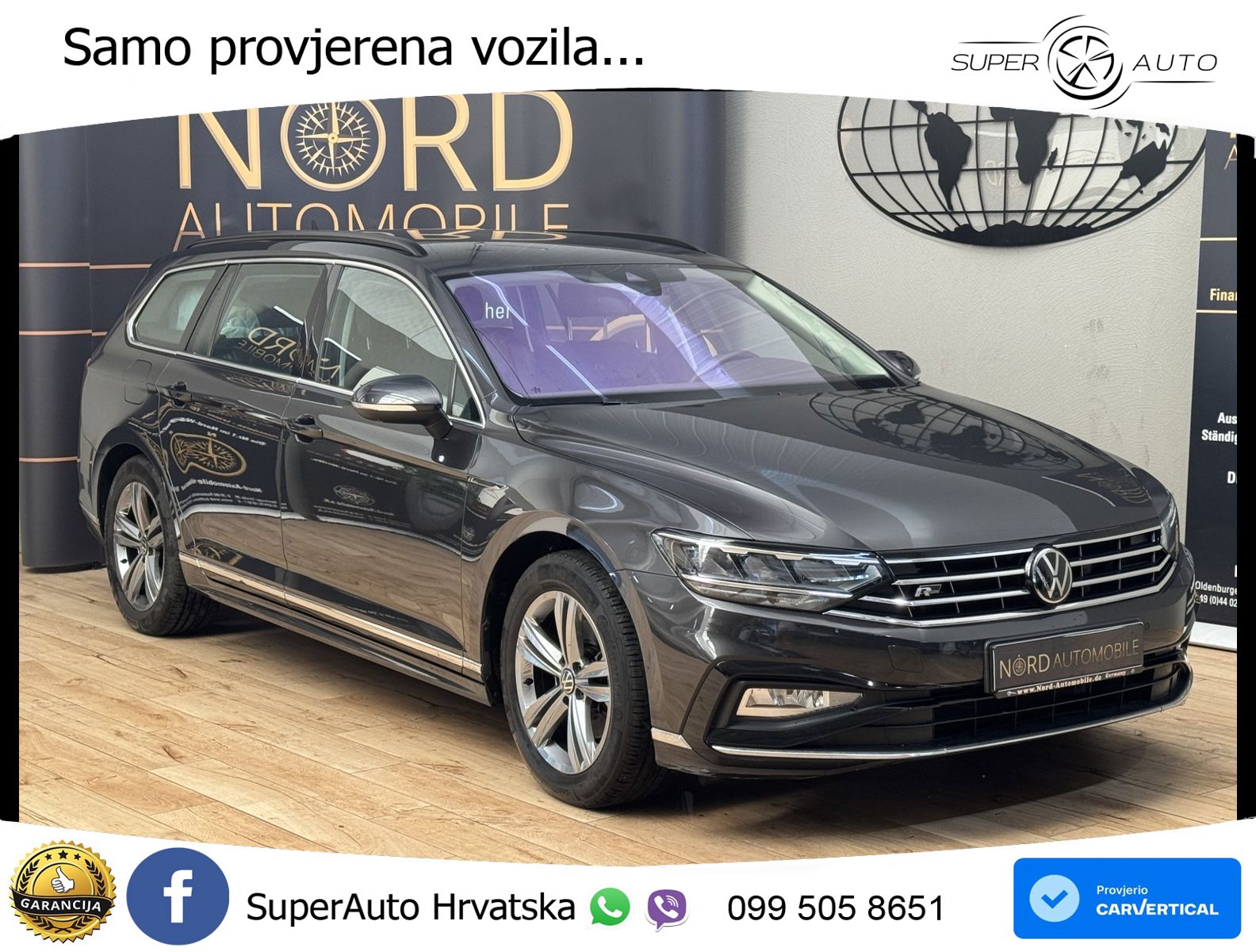 Volkswagen Passat Variant 2.0 TSI (190 KS) DSG R-Line LED+GR SJED+ACC