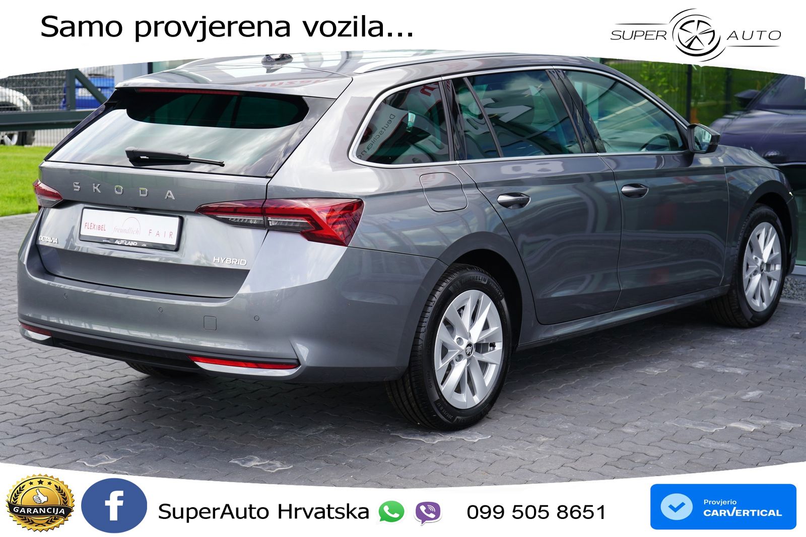 Škoda Octavia Combi 1.5 TSI (150 KS) DSG LED+GR SJED+ACC
