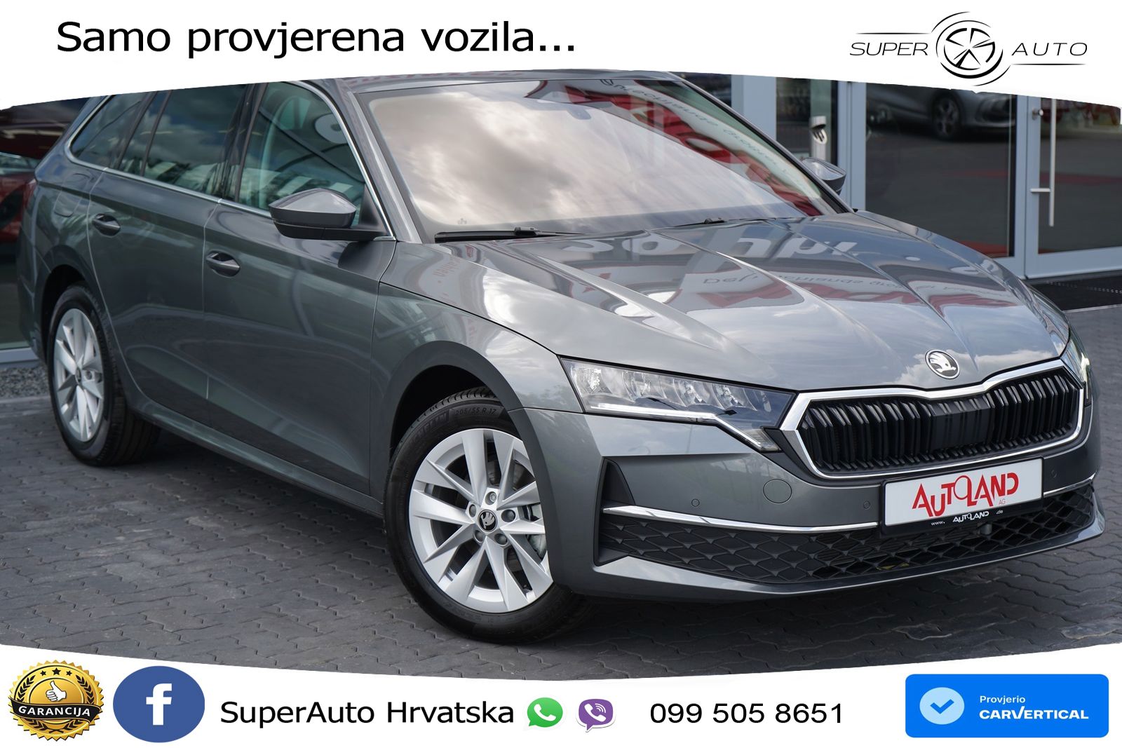 Škoda Octavia Combi 1.5 TSI (150 KS) DSG LED+GR SJED+ACC