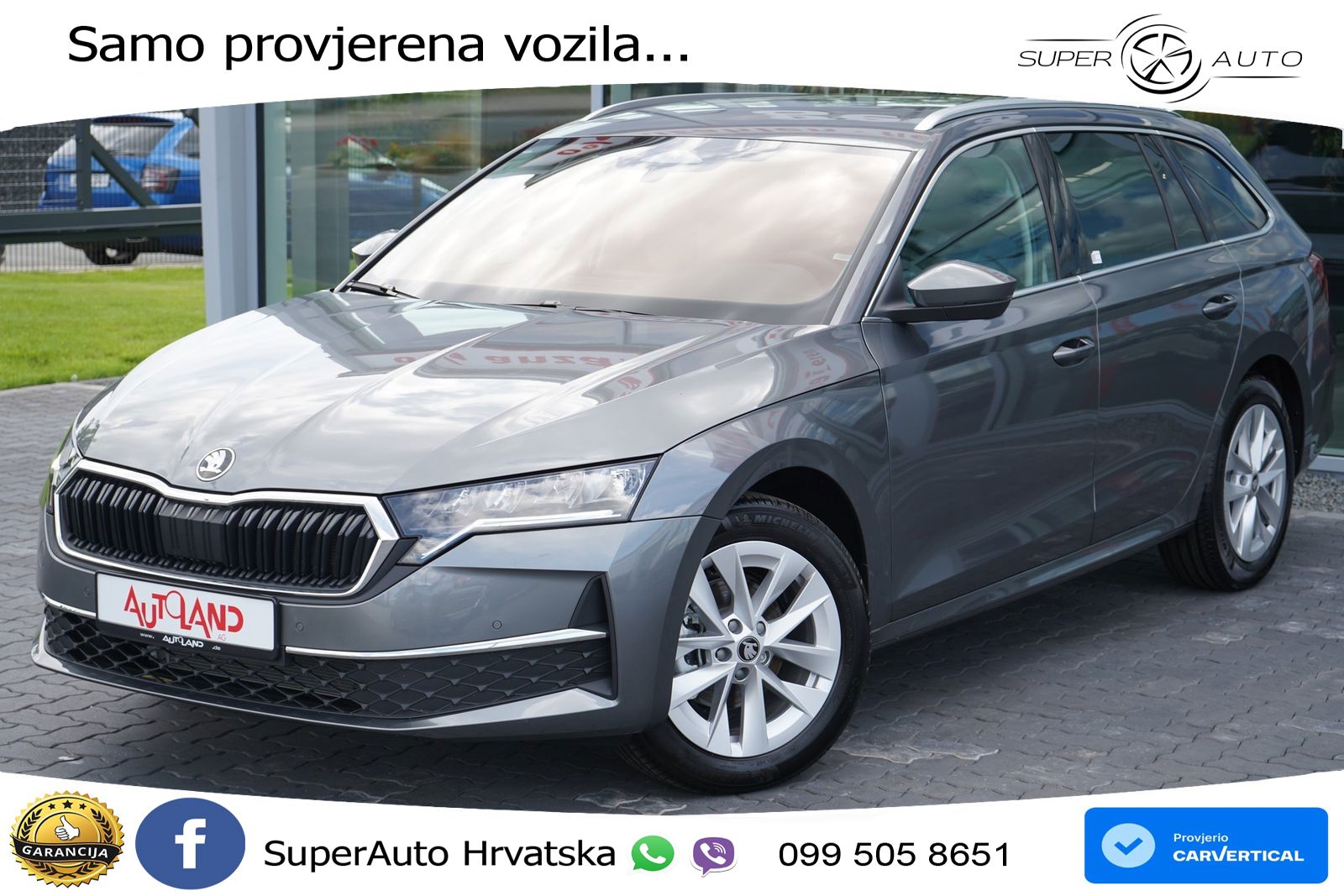 Škoda Octavia Combi 1.5 TSI (150 KS) DSG LED+GR SJED+ACC