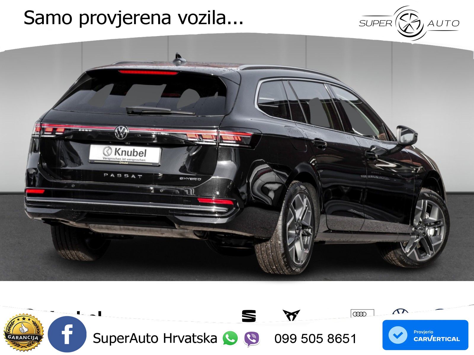 Volkswagen Passat Variant 1.5 TSI (272 KS) eHybrid DSG Elegance MATRIX+GR SJED+KAM