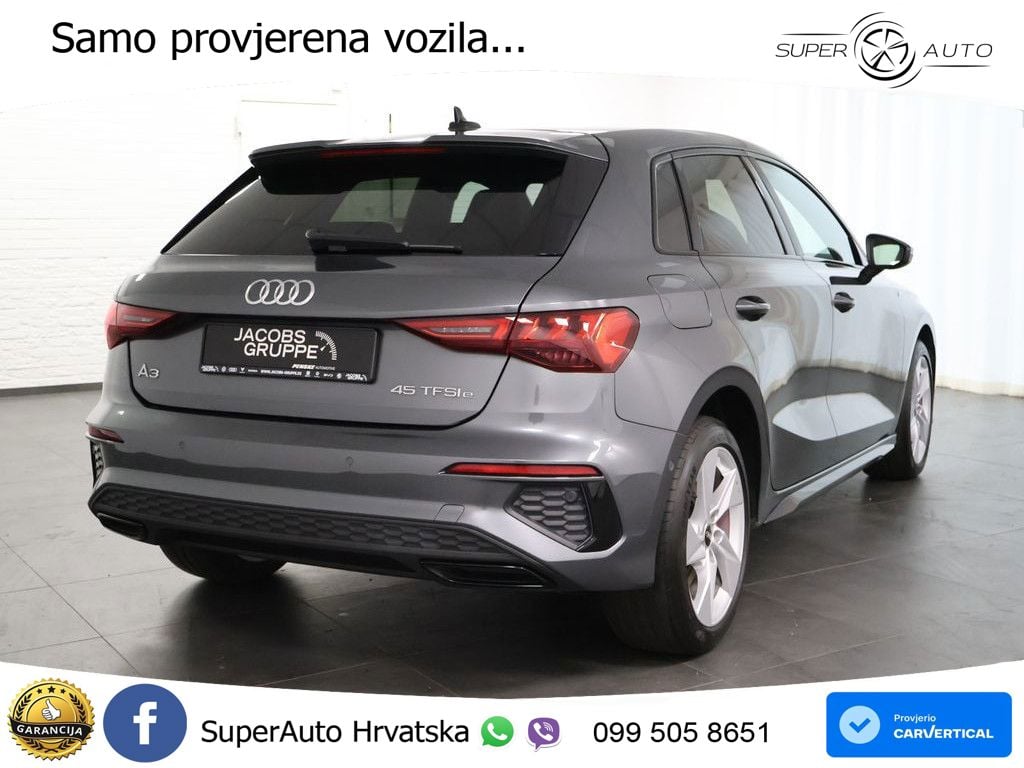 Audi A3 45 TFSIe (245 KS) S tronic S line LED+GR SJED+ACC