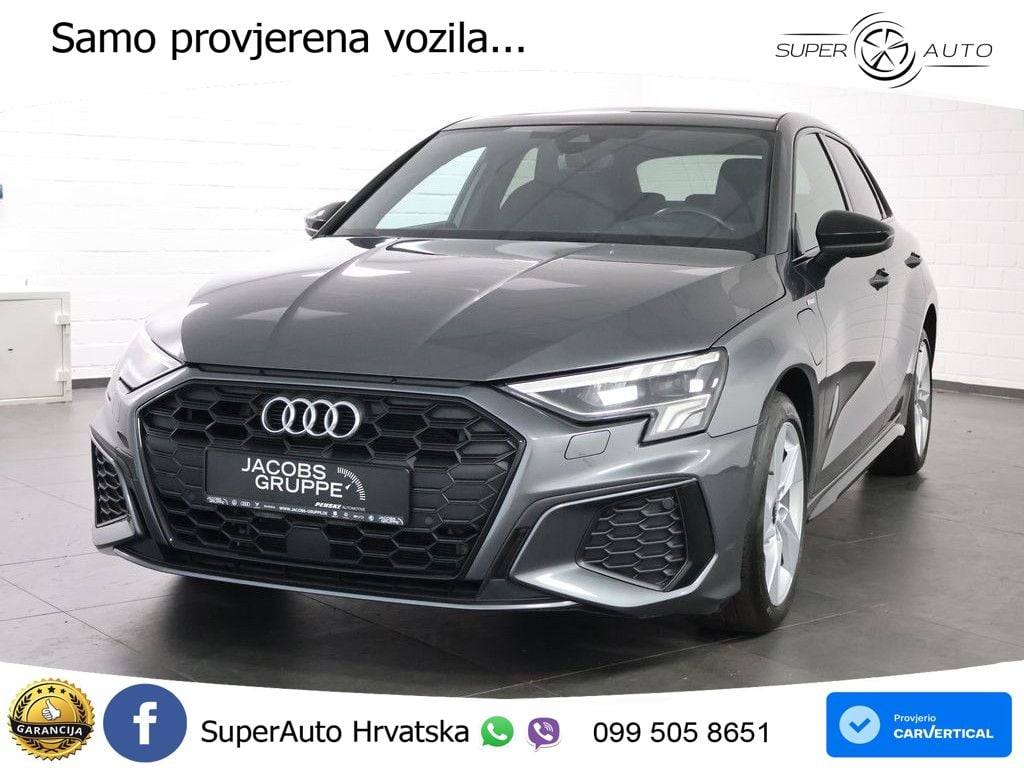 Audi A3 45 TFSIe (245 KS) S tronic S line LED+GR SJED+ACC