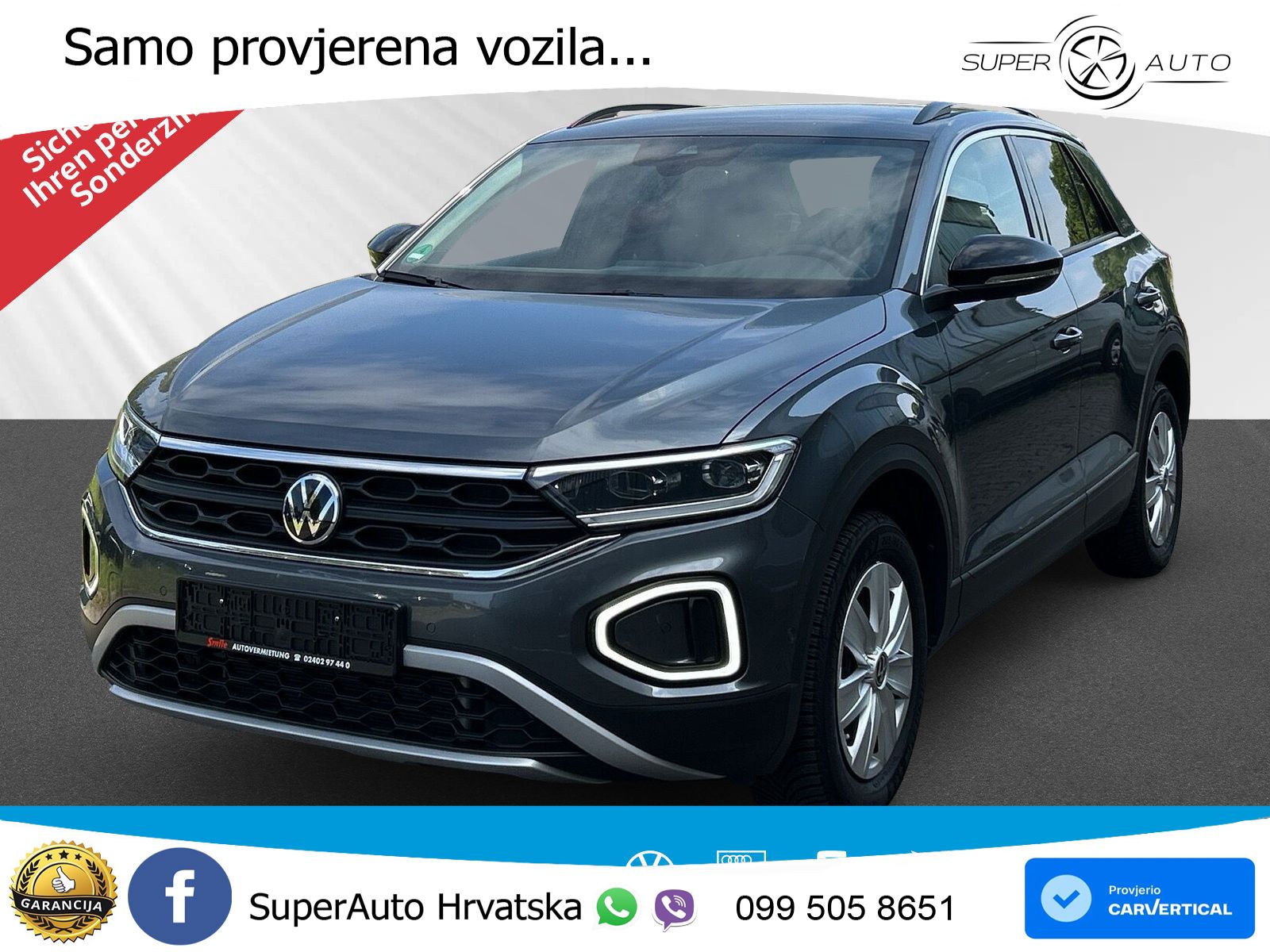 Volkswagen T-Roc 1.5 TSI (150 KS) DSG LED+GR SJED+ACC