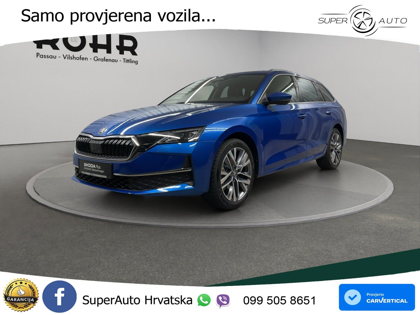 Škoda Octavia Combi 1.5 TSI (150 KS) DSG LED+GR SJED+ACC