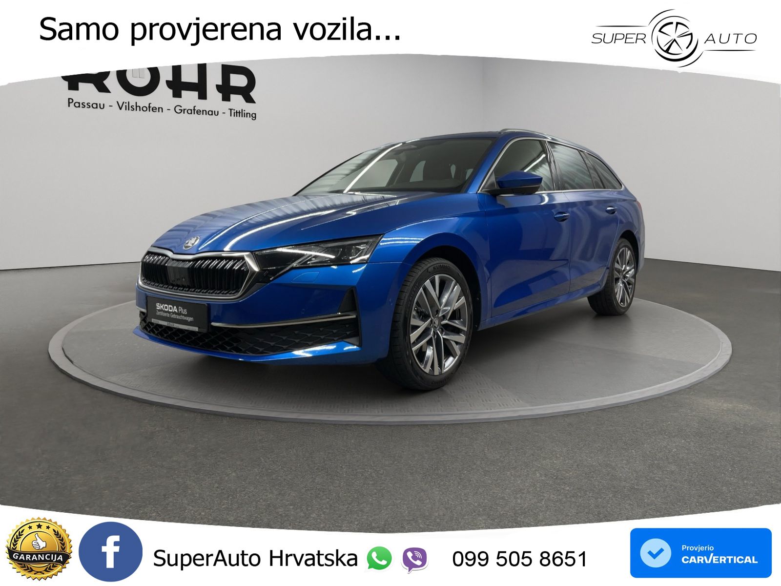 Škoda Octavia Combi 1.5 TSI (150 KS) DSG LED+GR SJED+ACC
