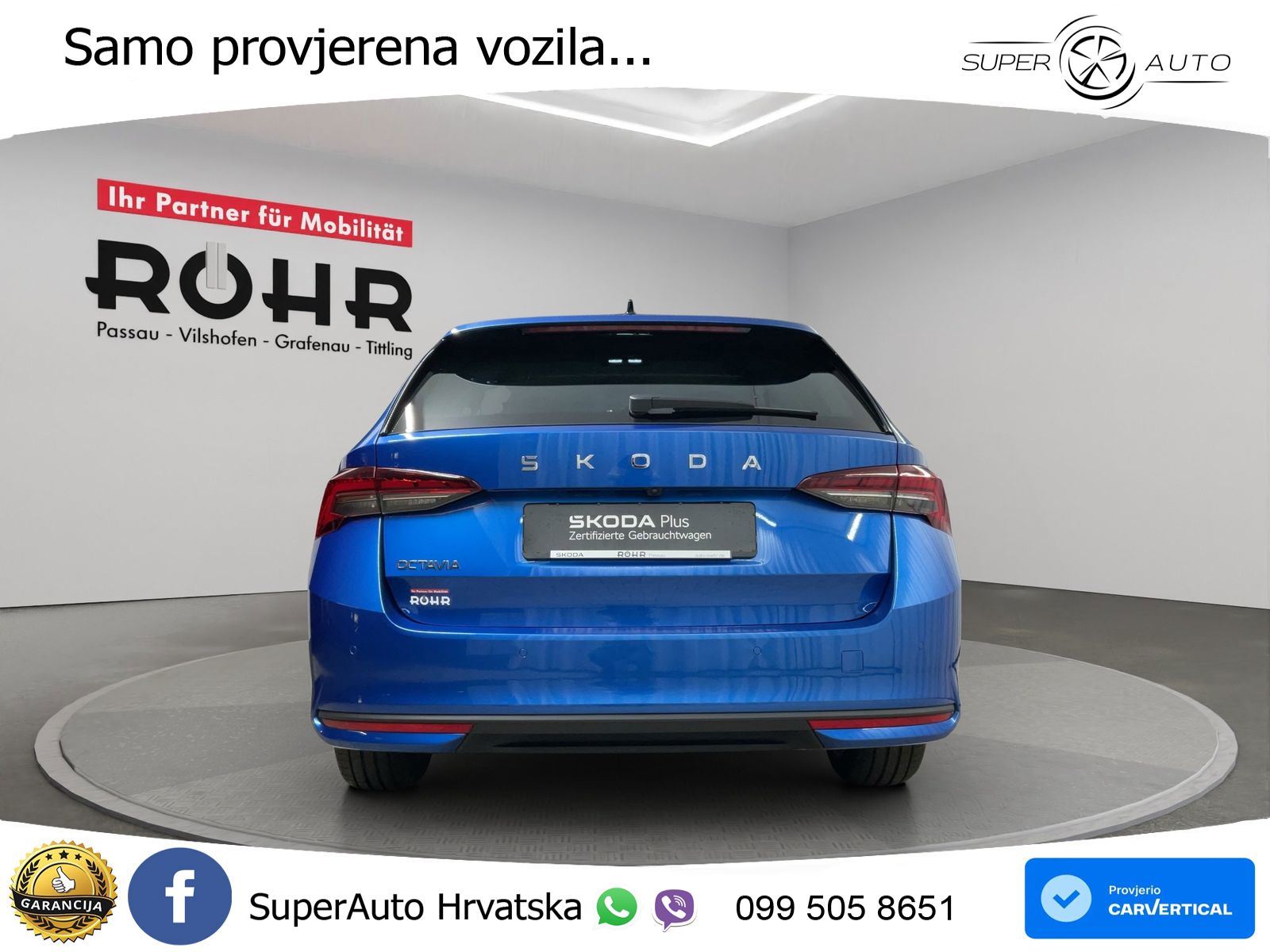 Škoda Octavia Combi 1.5 TSI (150 KS) DSG LED+GR SJED+ACC