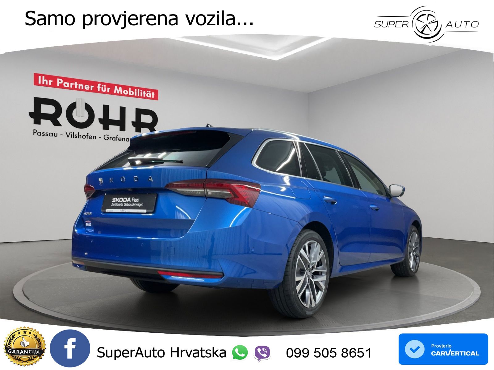 Škoda Octavia Combi 1.5 TSI (150 KS) DSG LED+GR SJED+ACC