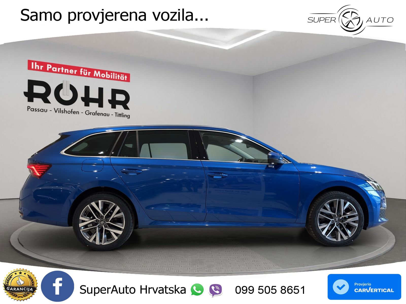 Škoda Octavia Combi 1.5 TSI (150 KS) DSG LED+GR SJED+ACC