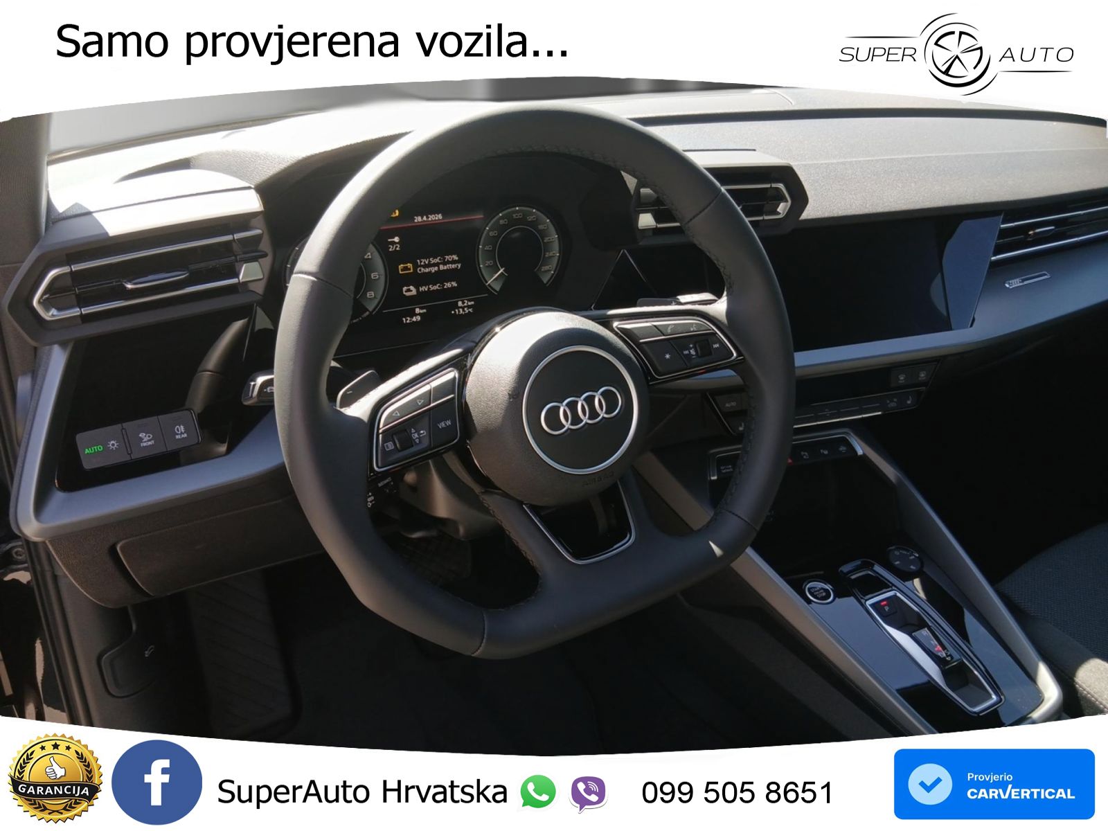 Audi A3 Sportback 40 TFSI e (204 KS) Plug-in Hybrid S tronic S line LED+GR SJED+ACC