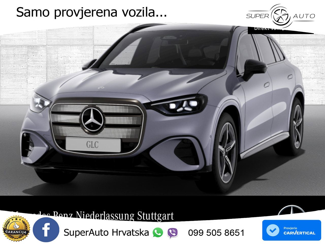 Mercedes GLC 400 94 kWh (489 KS) 4MATIC EQ Technology AMG LED+GR SJED+ACC