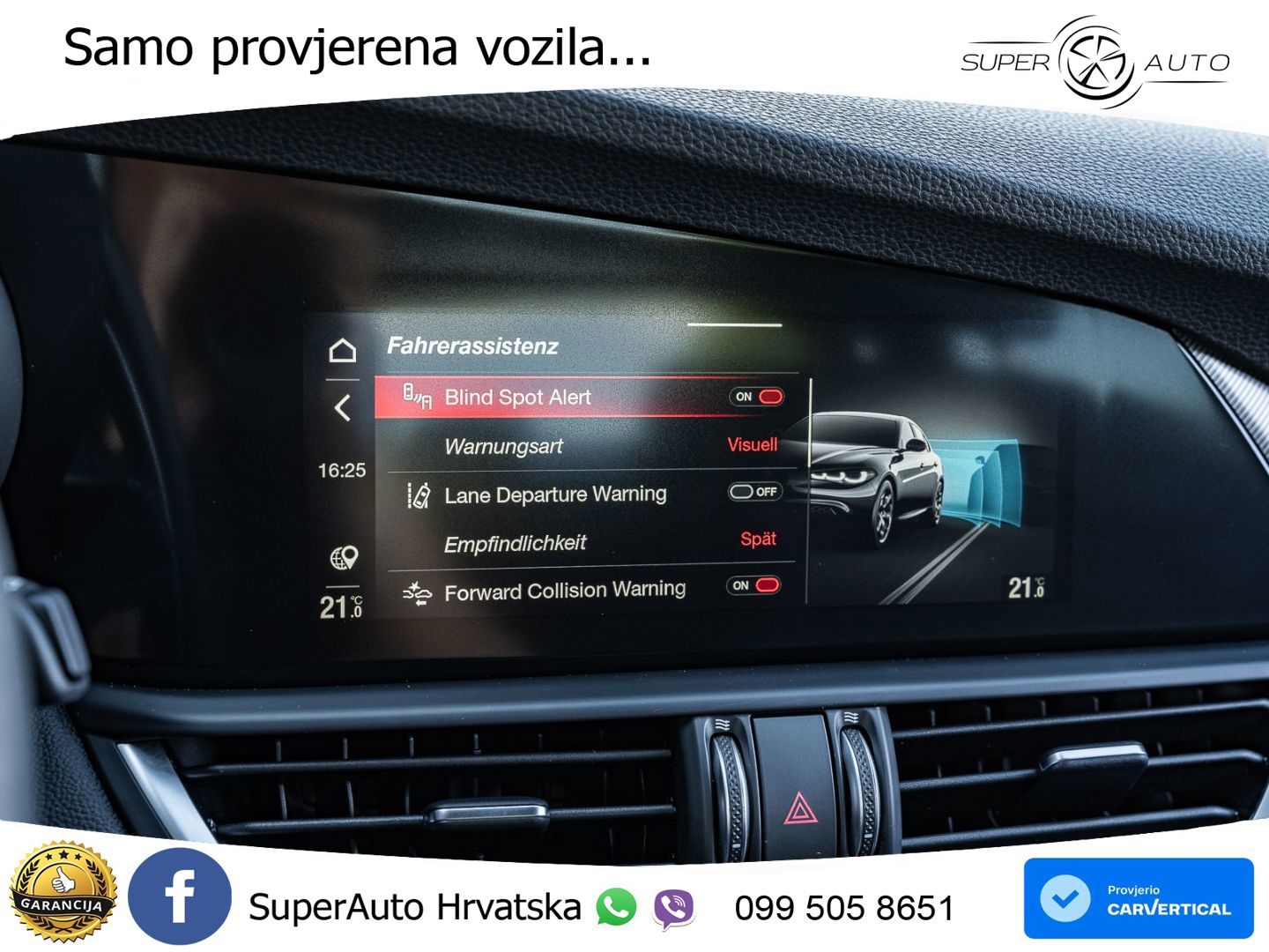 Alfa Romeo Giulia 2.0 Turbo (280 KS) AWD Automatic LED+GR SJED+ACC