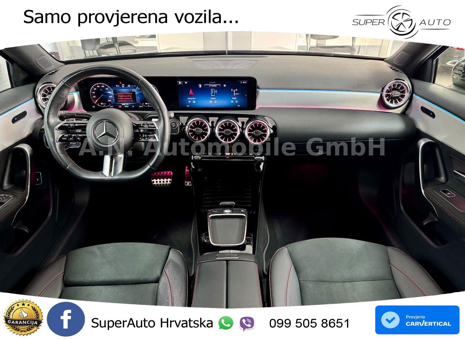 Mercedes-Benz A 250e 8G-DCT AMG LED+GR SJED+ACC